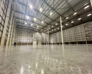 empty new industrial unit