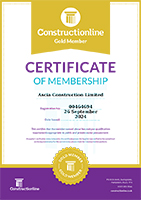accreditation Constructionline Gold 2024 - Ascia Construction