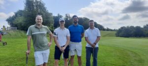 men on golf course